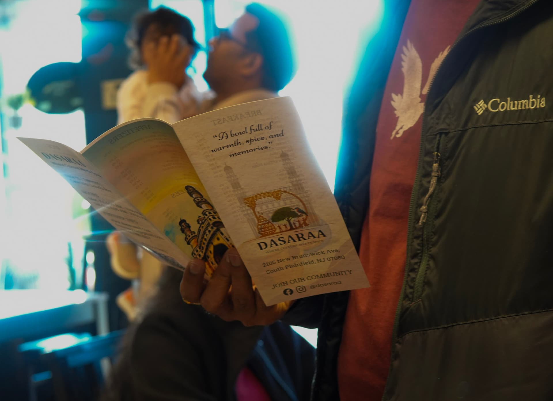 Dasaraa restaurant interior with traditional Indian decor