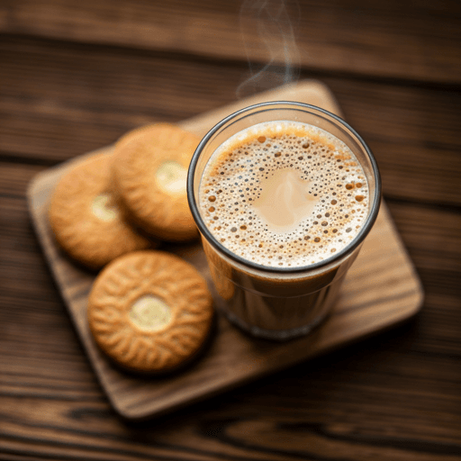 Irani chai served at Dasaraa, a Hyderabadi tradition